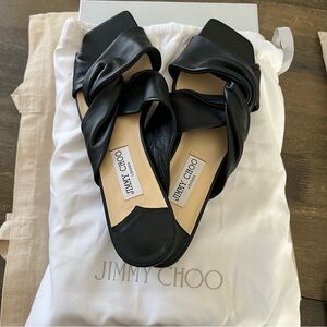 Jimmy Choo Narisa Leather Sandals